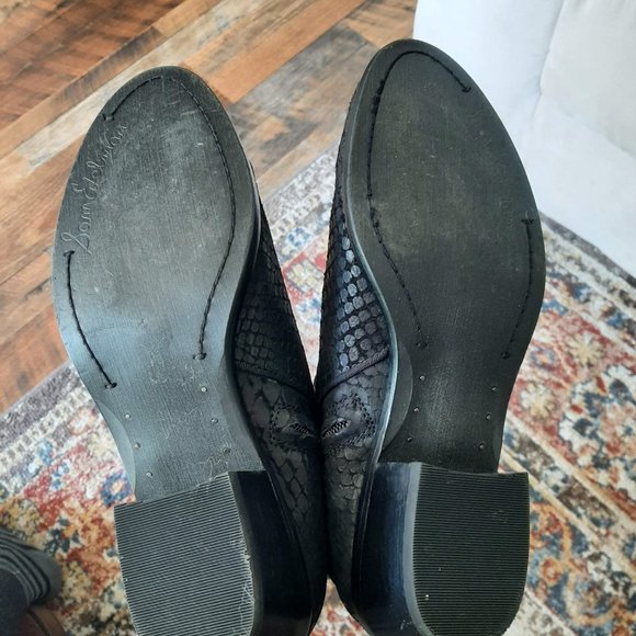 Sam Edelman black snake skin booties - Picture 3 of 9